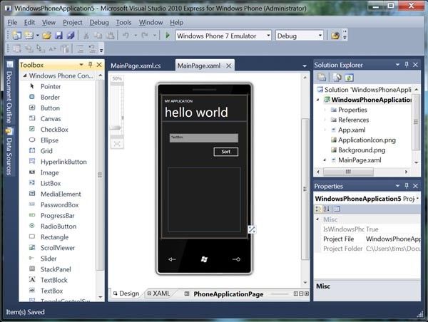 Windows Phone Emulator